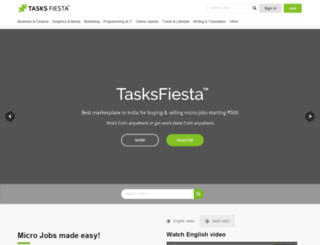 tasksfiesta.com screenshot
