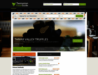 tasmanianfoodguide.com.au screenshot