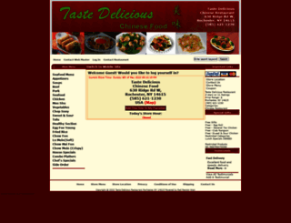 tastedeliciousdelivery.com screenshot