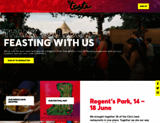 tastefestivals.com screenshot