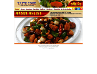 tastegoodrestaurant.com screenshot