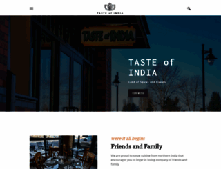 tasteofindiaskagit.com screenshot