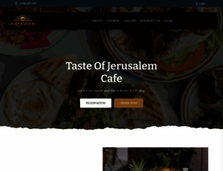 tasteofjerusalemcafe.com screenshot