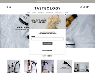 tasteology.com.au screenshot