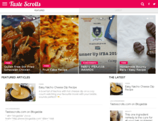 tastescrolls.com screenshot