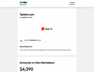 tasteto.com screenshot