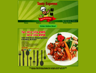 tastyexpressmenu.com screenshot