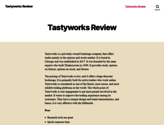 tastyworksreview.co screenshot