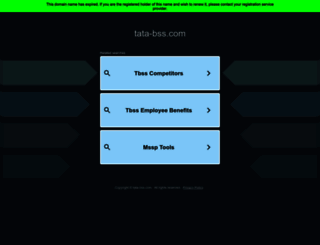tata-bss.com screenshot