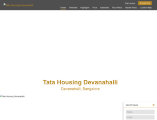 tatahousingdevanahalli.in screenshot