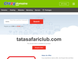 tatasafariclub.com screenshot