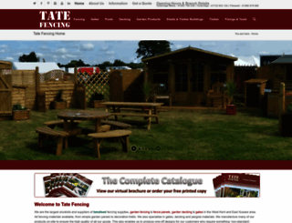 tate-fencing.co.uk screenshot