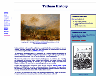 tathamhistory.org.uk screenshot