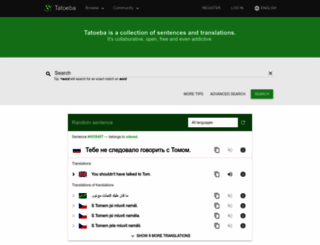 tatoeba.org screenshot