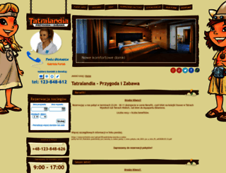 tatralandia.com.pl screenshot