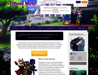 tatteredworld.com screenshot