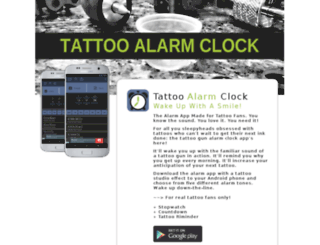 tattoo-alarm-clock.com screenshot