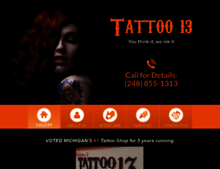 tattoo13fh.com screenshot