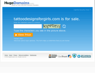 tattoodesignsforgirls.com screenshot