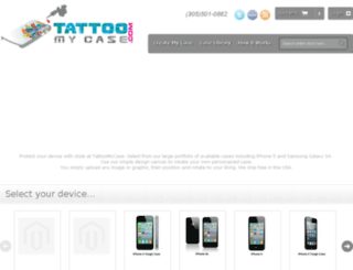 tattoomycase.com screenshot