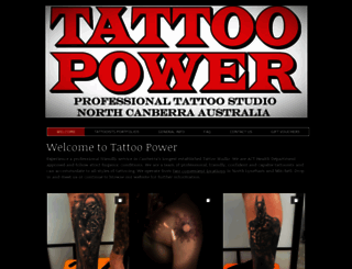 tattoopower.com.au screenshot
