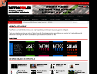 tattoopro.es screenshot