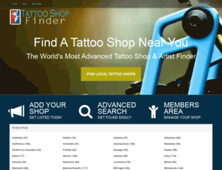tattooshopfinder.com screenshot