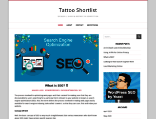 tattooshortlist.com screenshot