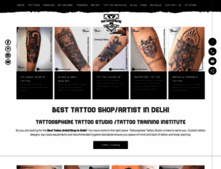 tattoosphere.in screenshot