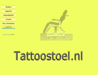 tattoostoel.nl screenshot