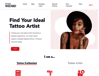 tattooswizard.com screenshot