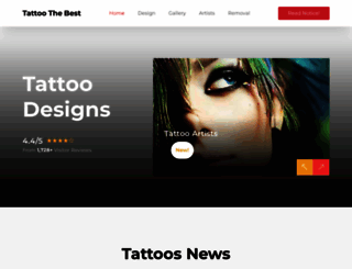 tattoothebest.com screenshot