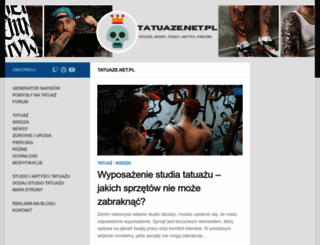 tatuaze.net.pl screenshot