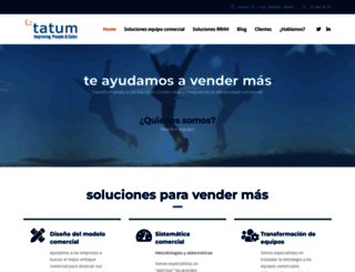 tatum.es screenshot