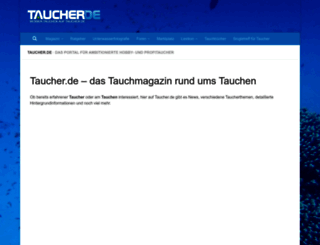 taucher.de screenshot