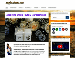 taufgeschenke.com screenshot