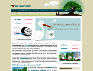 taufgeschenke24.com screenshot