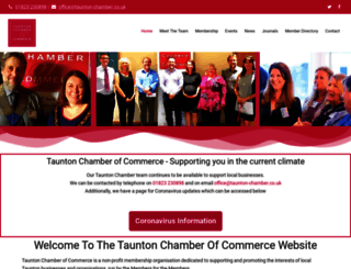 taunton-chamber.co.uk screenshot
