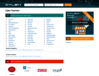 taunton.cylex-uk.co.uk screenshot