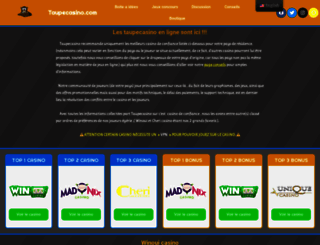taupecasino.com screenshot