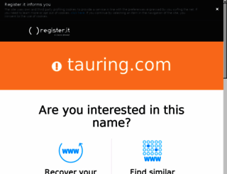 tauring.com screenshot