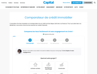 taux.capital.fr screenshot