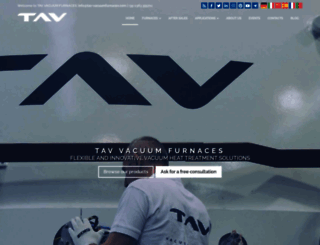 tav-vacuumfurnaces.com screenshot