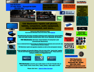tavelectronics.com screenshot