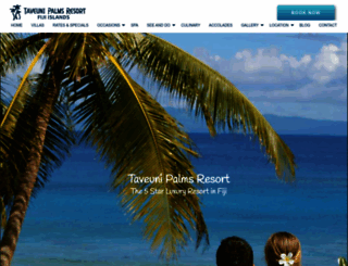 taveunipalms.com screenshot
