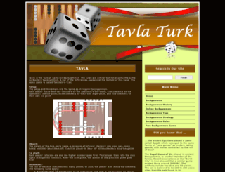 tavlaturk.com screenshot