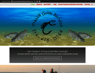 tawakonifishingguide.com screenshot