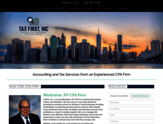 tax-first.com screenshot