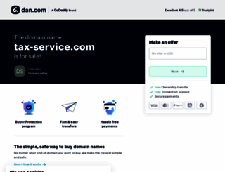 tax-service.com screenshot