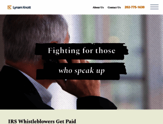 tax-whistleblower.com screenshot